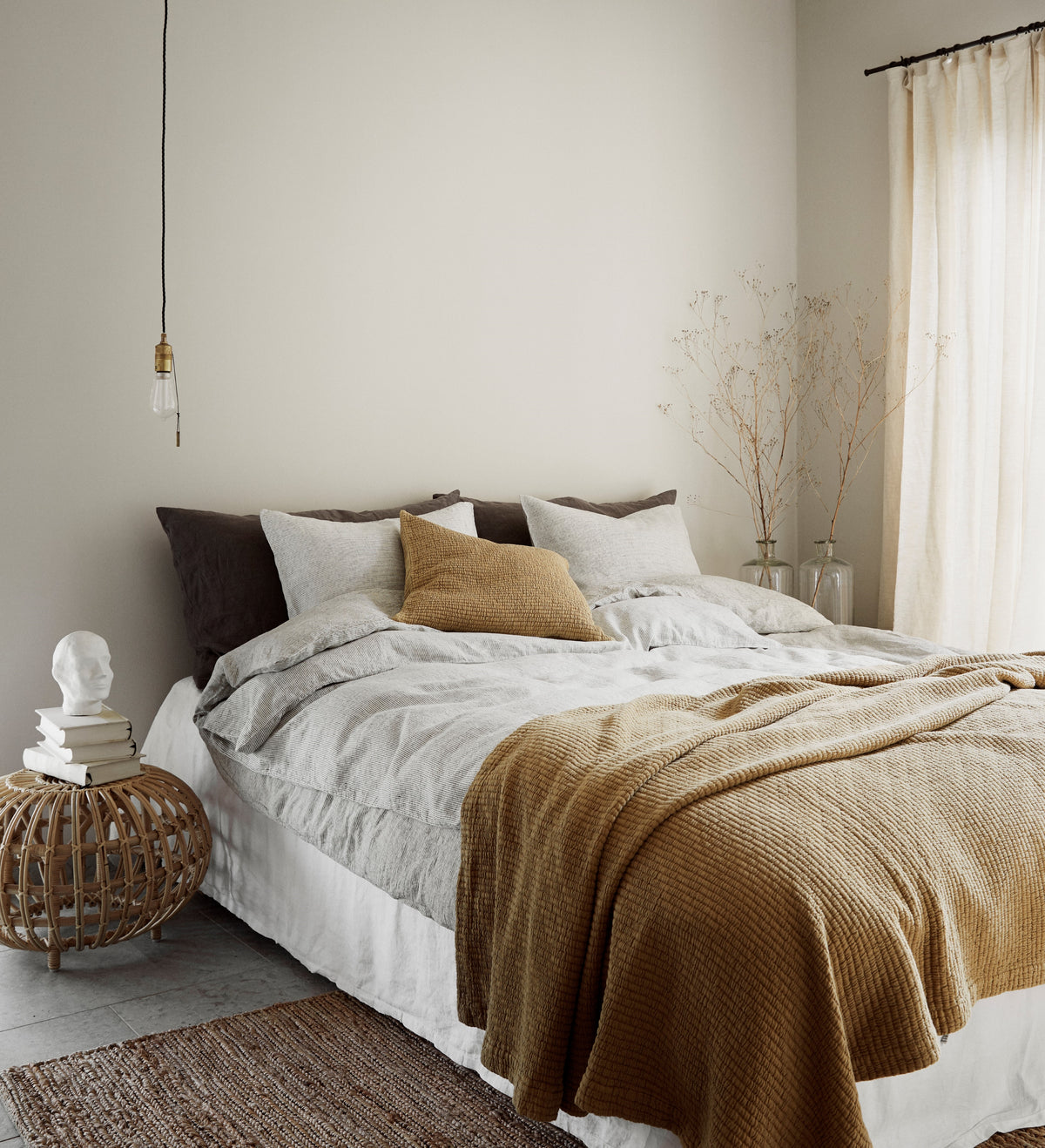 Linen Duvet Cover 150X200 | Pinstripe by TELL ME MORE (tell-me-more-duvet-cover-linen-150x200-colour-pinstripe)