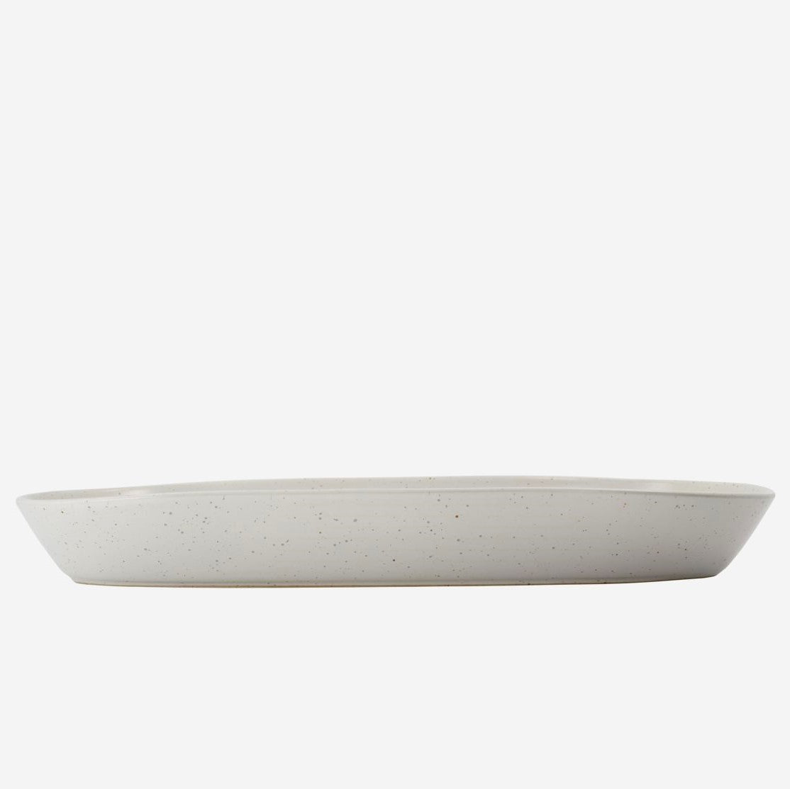 Pion Serving Dish 38cm | Grey/White by HOUSE DOCTOR (house-doctor-serving-dish-pion-grey-white-l-38cm)