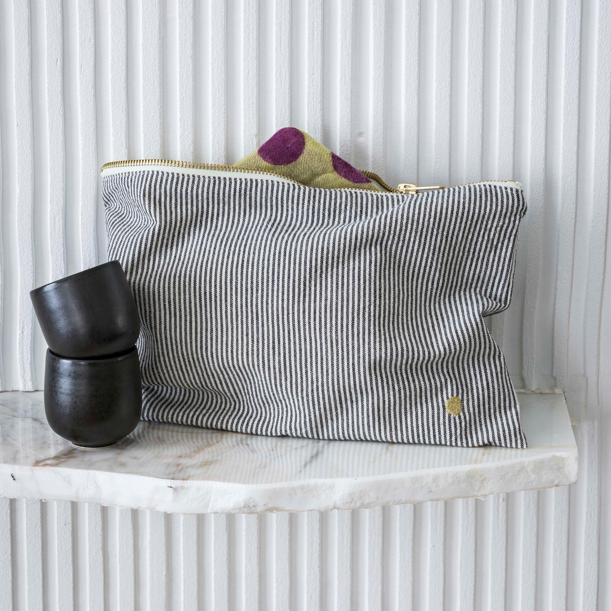 Pouch Finette L | Caviar by La Cerise Sur Le Gateau (la-cerise-sur-la-gateau-pouch-finette-caviar-l)