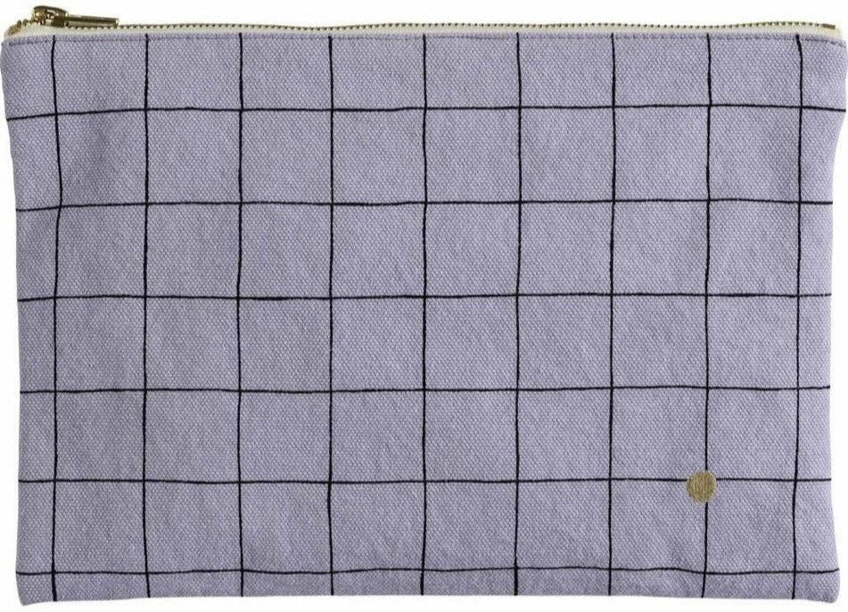 Pouch Oscar L | Lilas by La Cerise Sur Le Gateau (la-cerise-sur-la-gateau-pouch-oscar-lilas-l)