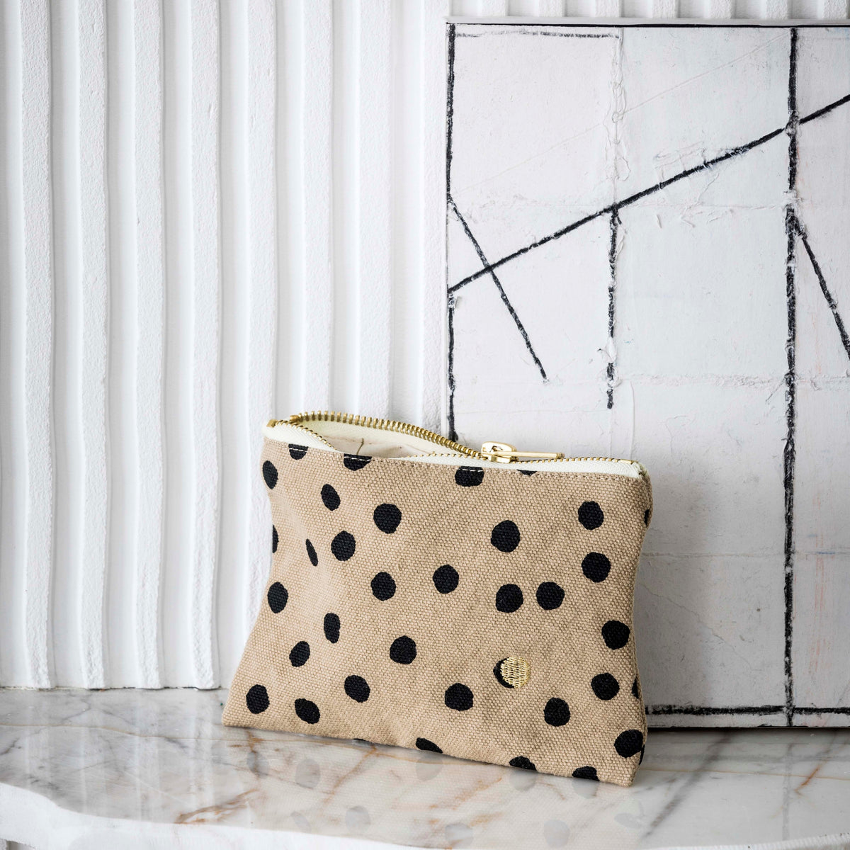 Pouch Polka S | Ginger by La Cerise Sur Le Gateau (la-cerise-sur-la-gateau-pouch-polka-ginger-s)