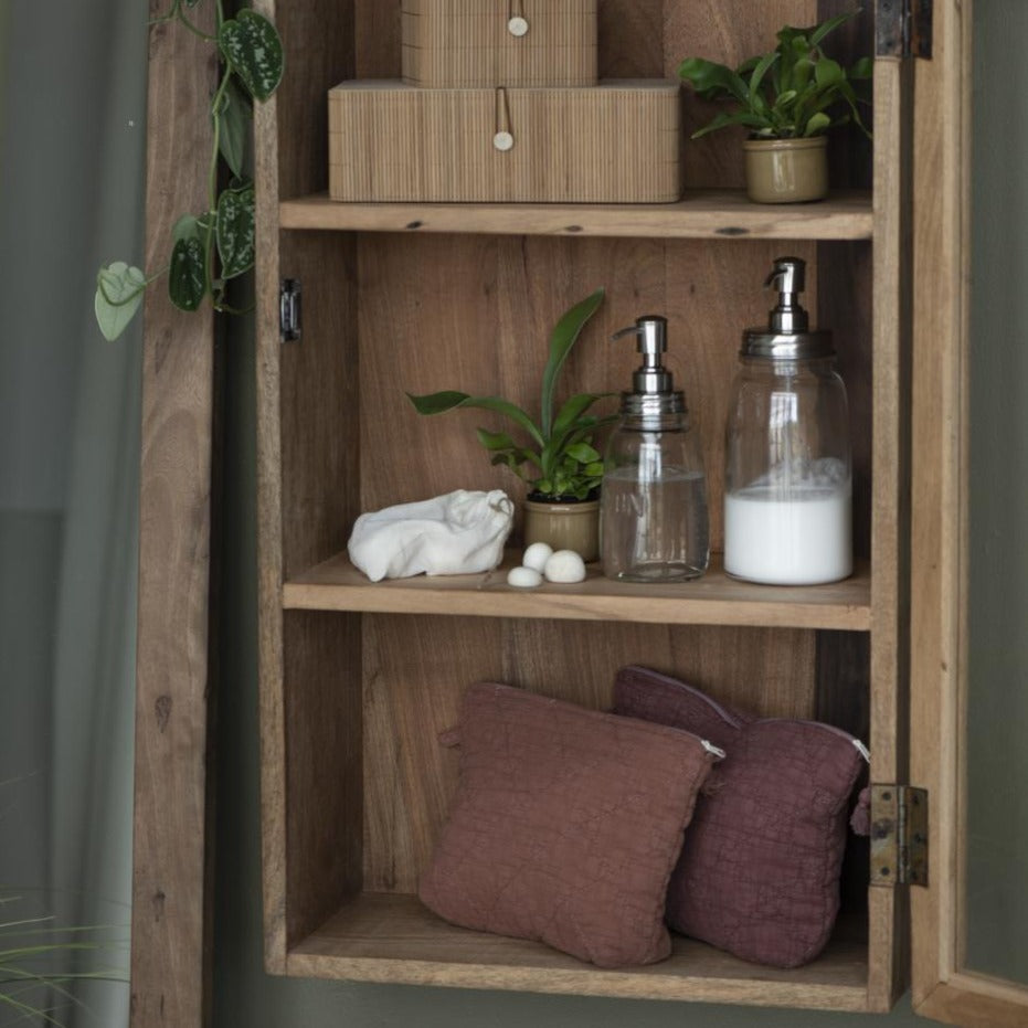 Quilted Travel Pouch - Terracotta by IB LAURSEN (ib-laursen-toiletry-bag-quilted-tuscany)