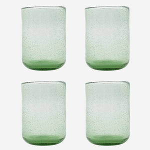 RICH Drinking Glass Set of 4 | Green