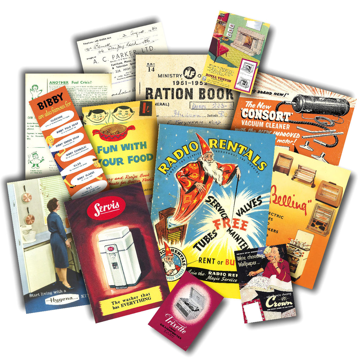 1950's House Hold Replica Pack