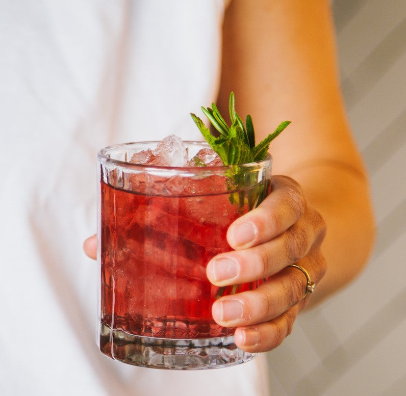 REED TUMBLER Set of 4 | Clear by BRUT (brut-tumbler-reed-clear)