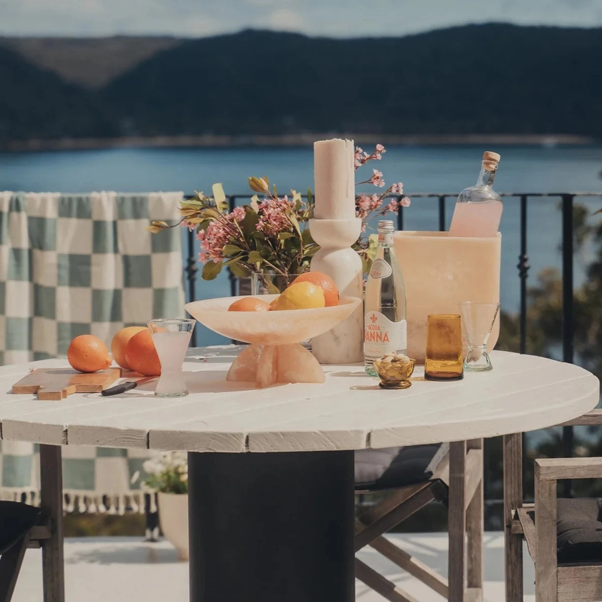 Flow Fruit Bowl | Peach Blush by SAARDÉ (flow-fruit-bowl-peach-blush)