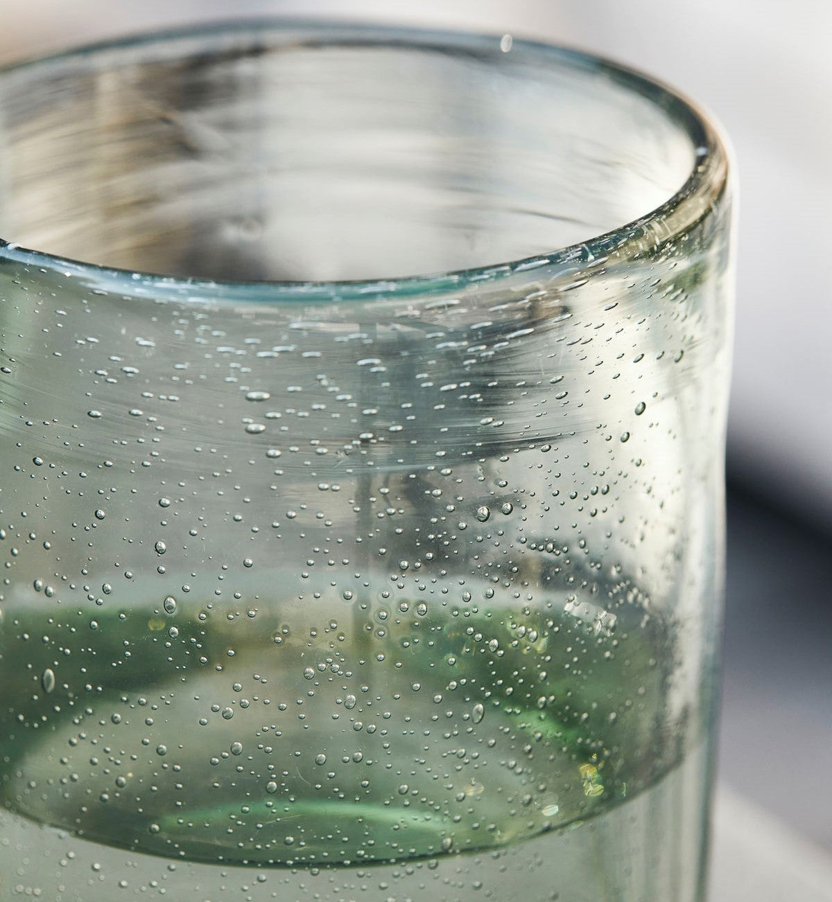 RICH Drinking Glass Set of 4 | Green by HOUSE DOCTOR (house-doctor-glass-rich-light-green)