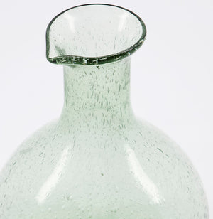 Rich Glass Water Jug | Green