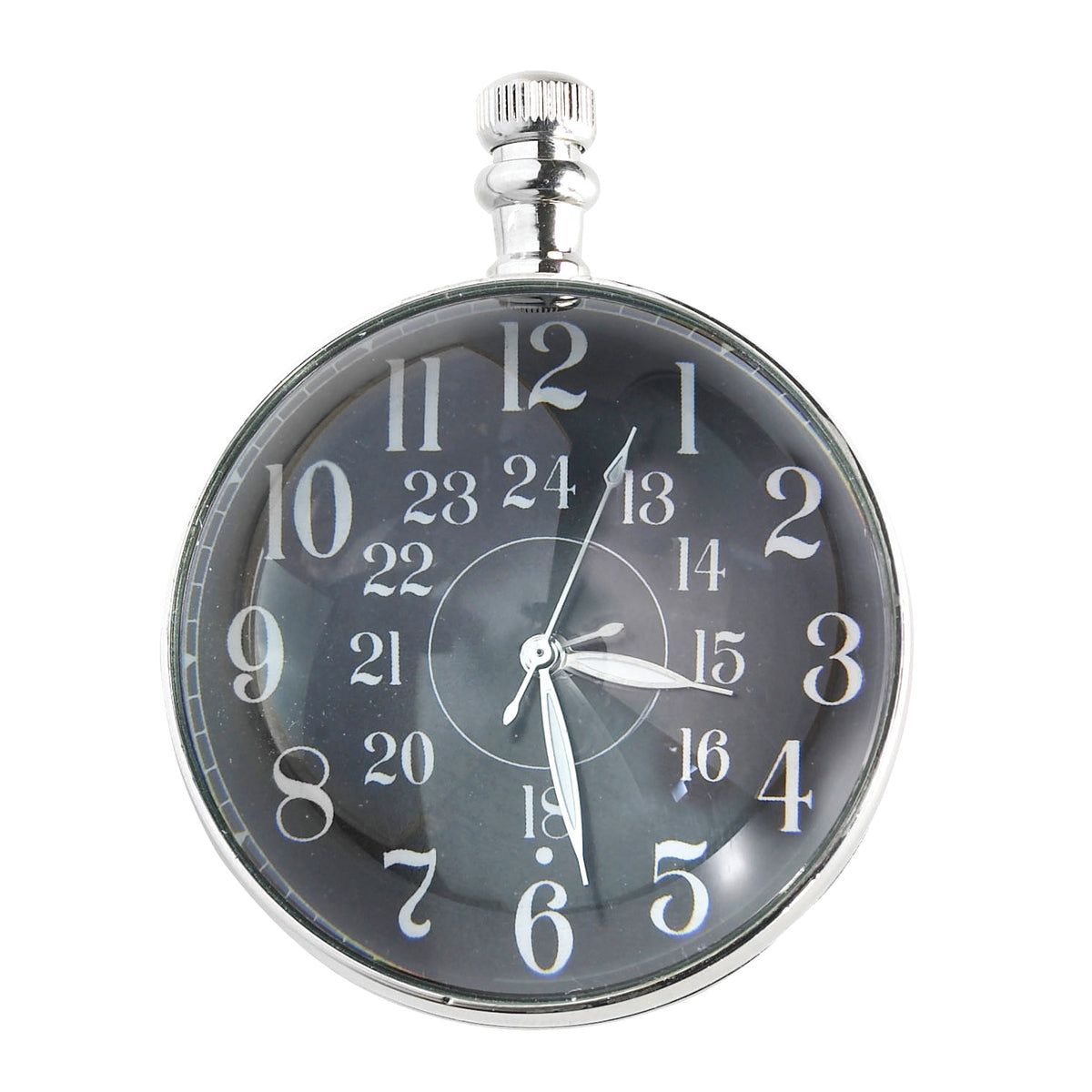 Eye Of Time Clock, Chrome