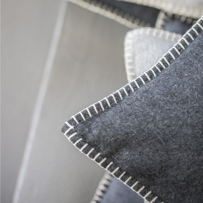 Sylt Cushion 50x50 | Light Grey by DAVID FUSSENEGGER (light-grey-sylt-cushion)