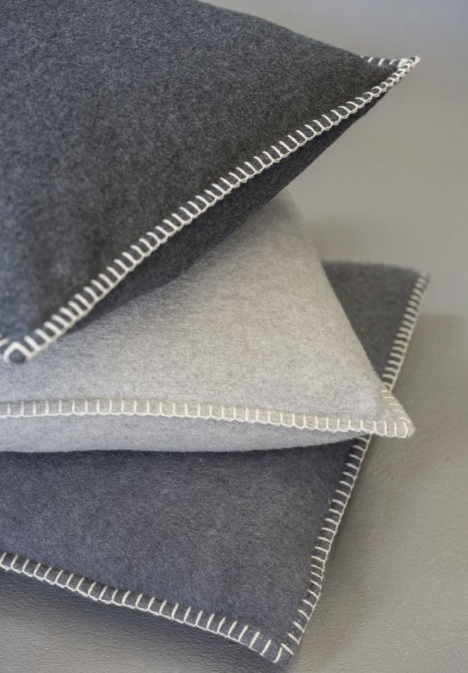 Sylt Cushion 50x50 | Chrome by DAVID FUSSENEGGER (chrome-sylt-cushion)