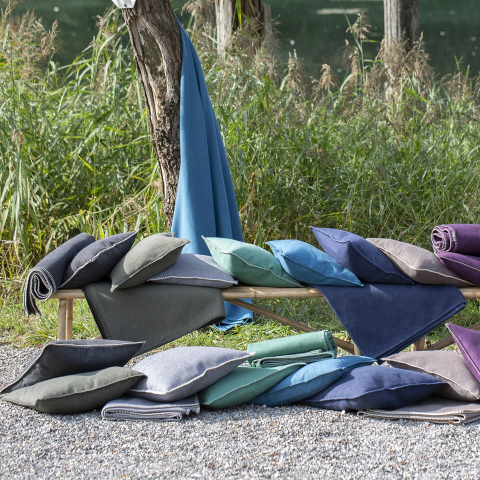 Sylt Cushion 50x50 | Chrome by DAVID FUSSENEGGER (chrome-sylt-cushion)