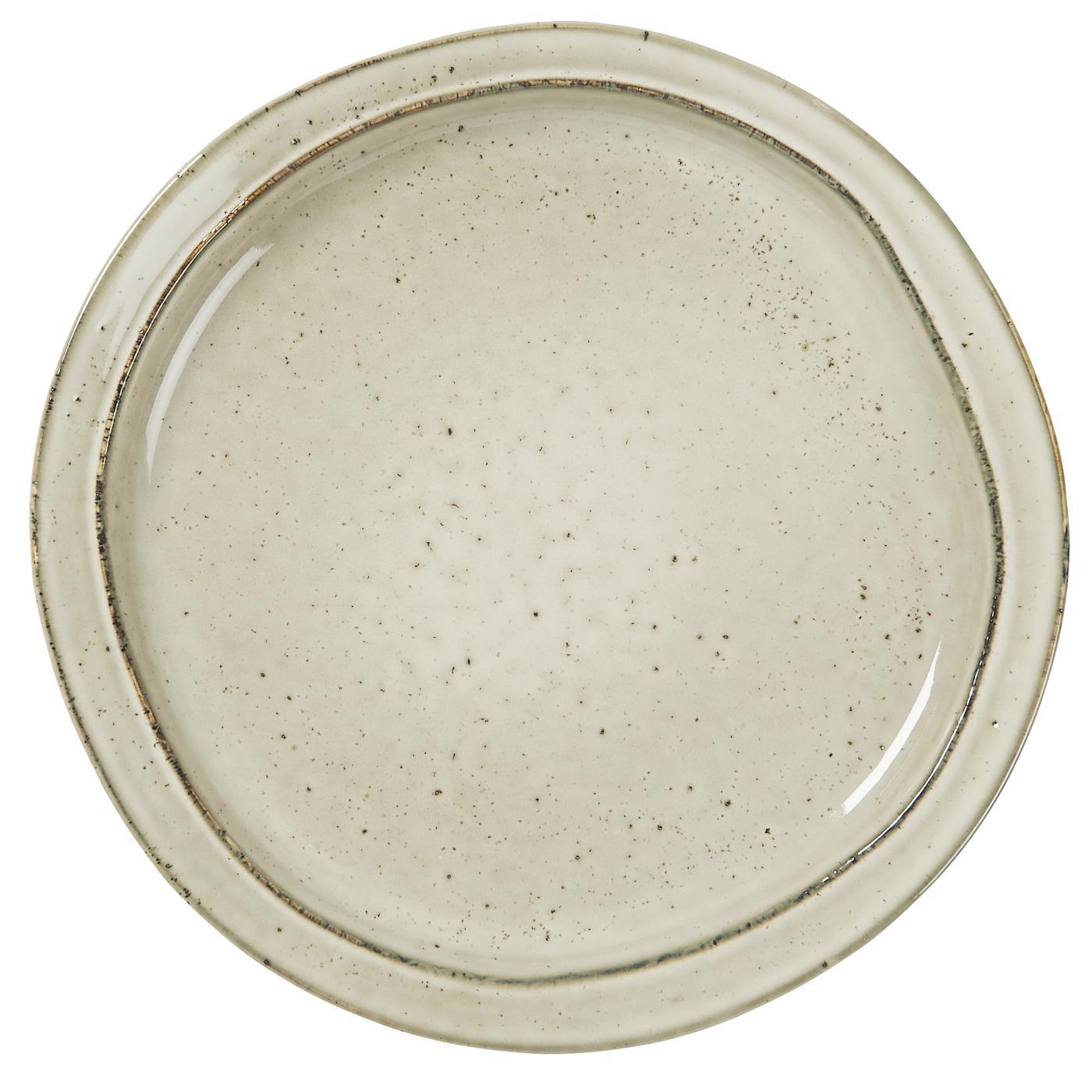 SAND DUNES Dinner Plate | Green/Grey Speckle