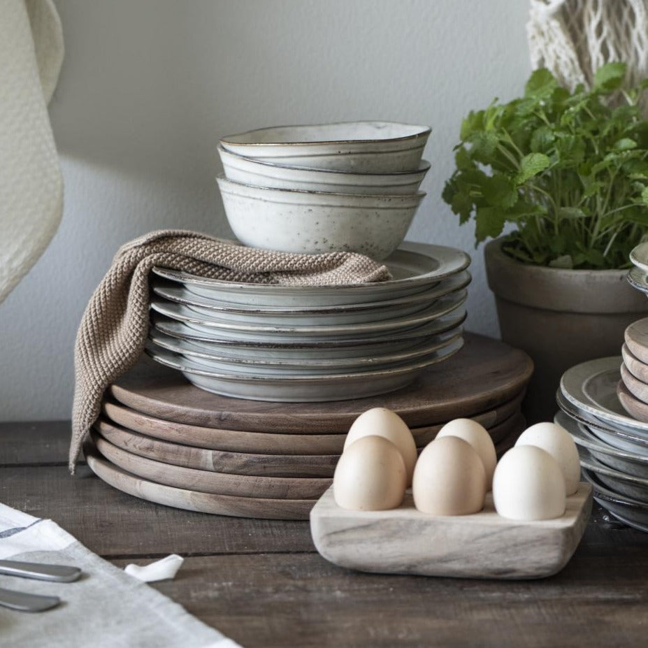SAND DUNES Dinner Plate | Green/Grey Speckle by IB LAURSEN (ib-laursen-dinner-plate-sand-dunes)