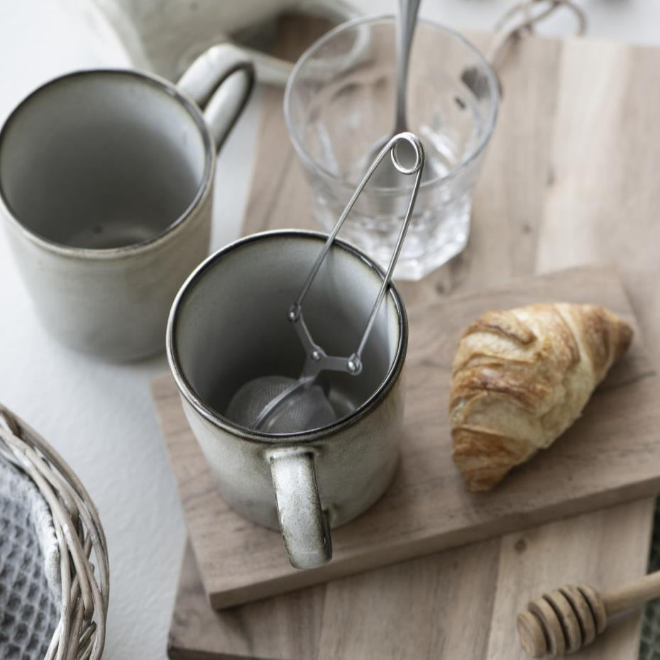 SAND DUNES Mug w/Handle- Green/Grey Speckle by IB LAURSEN (ib-laursen-mug-w-handle-sand-dunes)