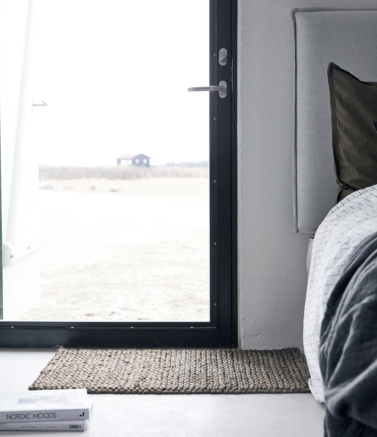 SIGRID Rug 90X60 | Bark by BY NORD (by-nord-rug-sigrid-bark-bnjr0013)