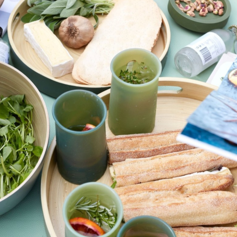 STEGG Silicone Highball Glasses | Sage+Olive by PORTER GREEN (stegg-unbreakable-silicone-highball-glasses-sage-olive)