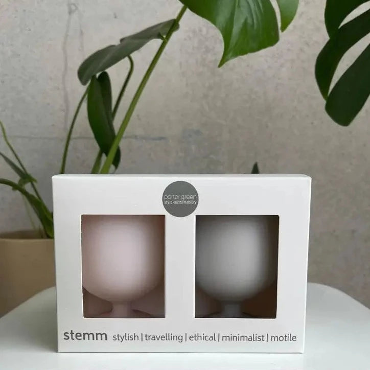 STEMM Silicone Glasses - Smoke/Stone