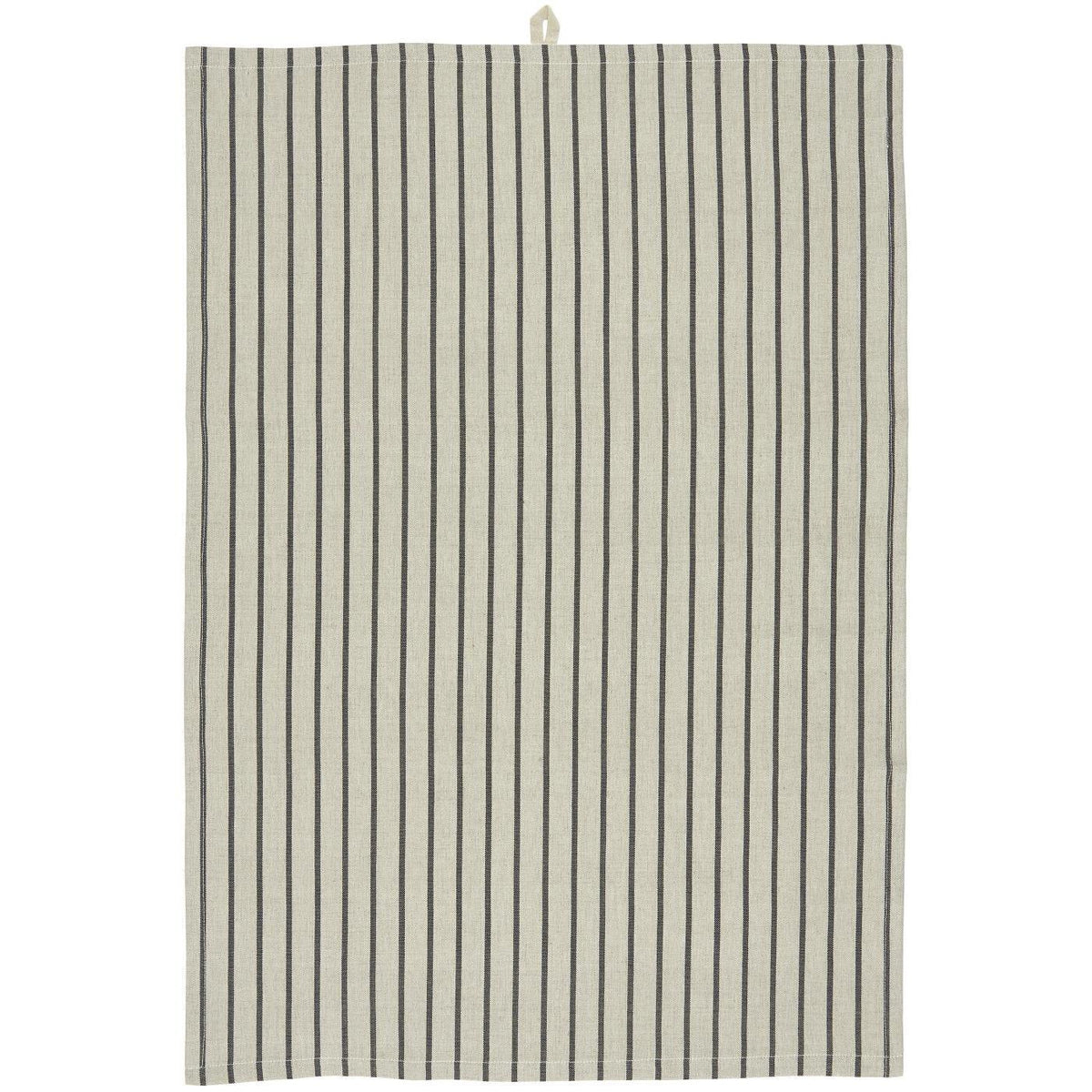 Cotton Tea Towel | Beige/Black Stripe by IB LAURSEN (ib-laursen-tea-towel-beige-w-black-stripes)