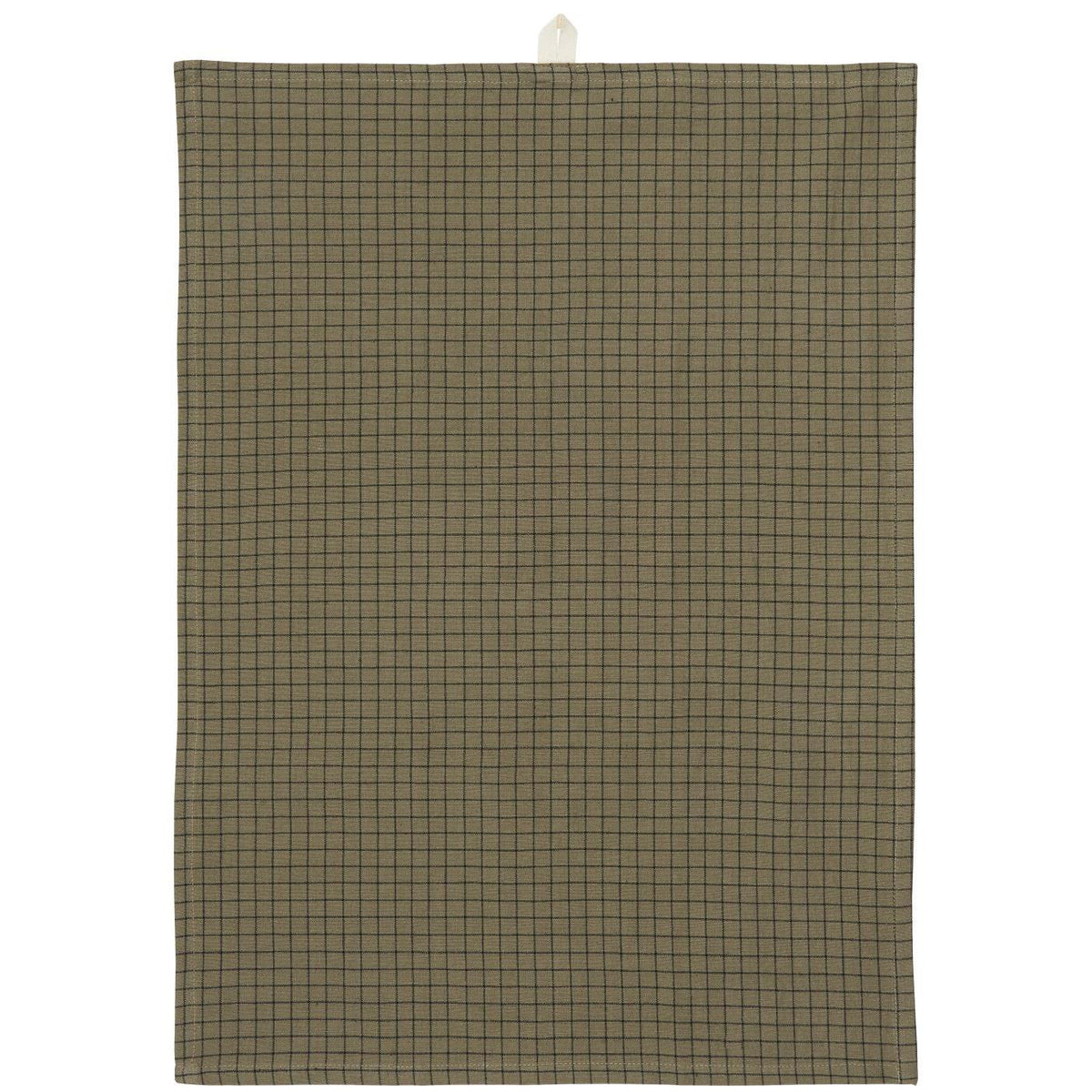 Cotton Tea Towel | Earth/Black Check by IB LAURSEN (ib-laursen-tea-towel-earth-coloured-w-black-check-pattern)