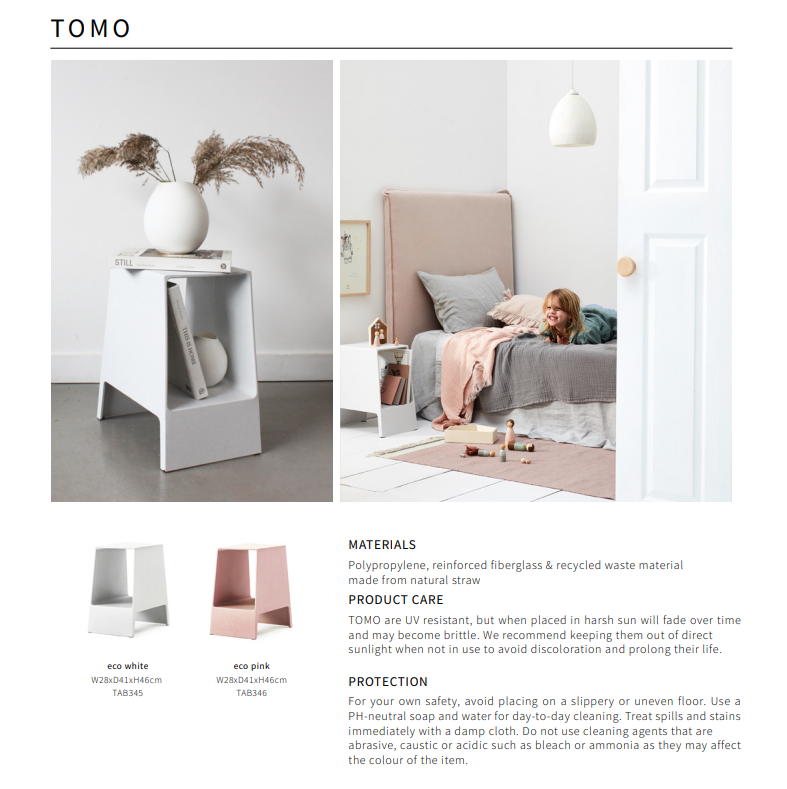 TOMO Side Table | Eco Pink by TOOU (tomo-side-table-eco-pink)