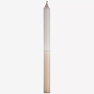 Two Tone Candle- Paraffin Grey/Taupe