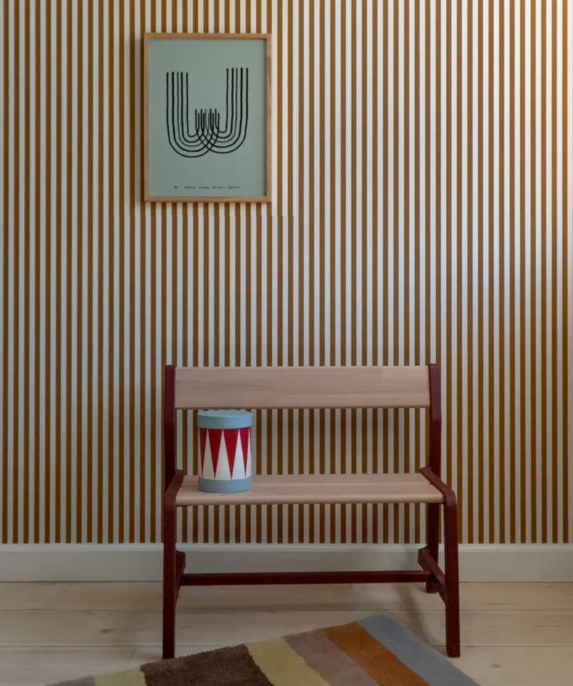 Alphabet Spaghetti by ATWTP - W Print by PAPER COLLECTIVE (paper-collective-alphabet-poster-print-w-print)