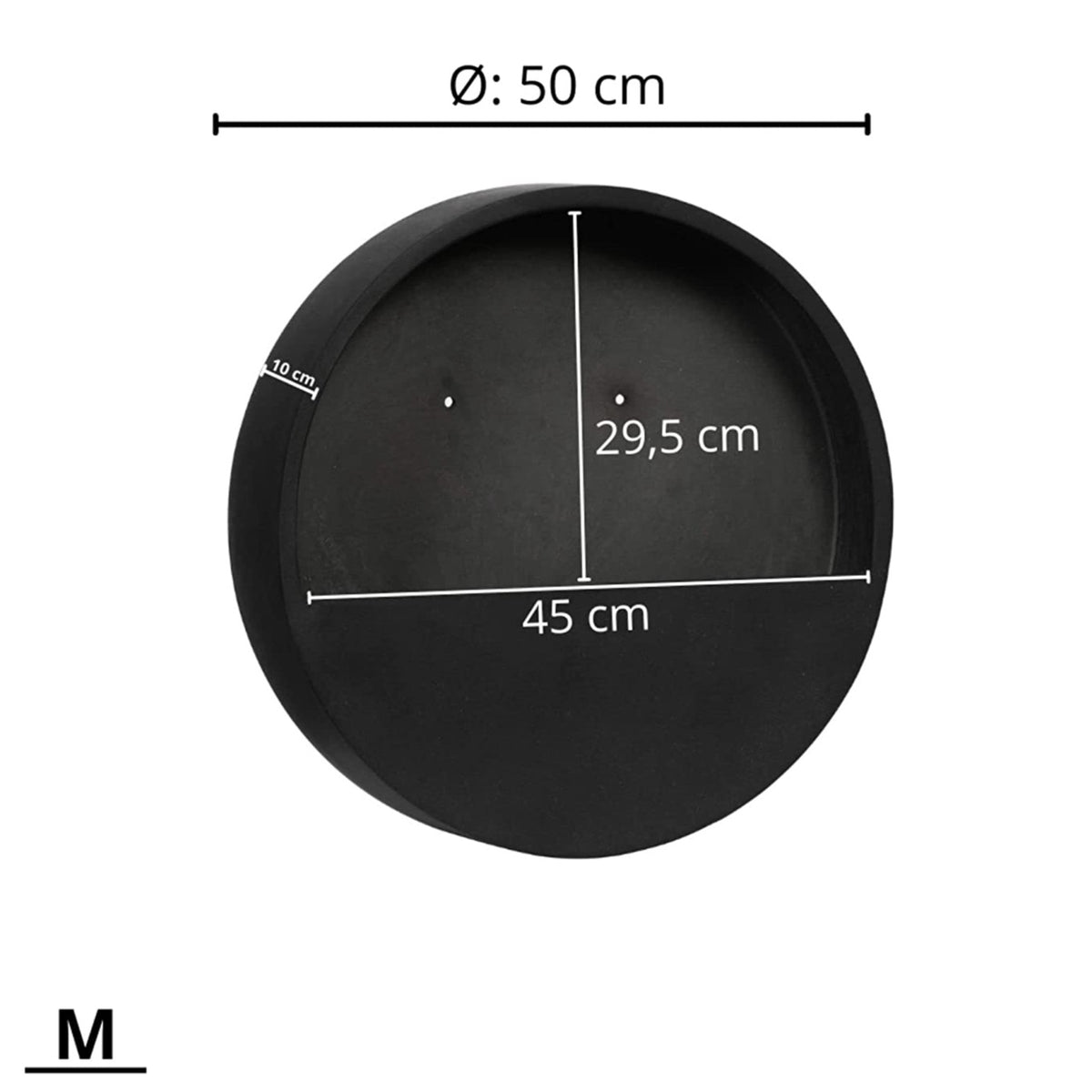 WALLY Wall Planter M 50cm | Grey by POTTERY POTS (pottery-pots-wally-hanging-m-fiberstone-o-50-00-grey)