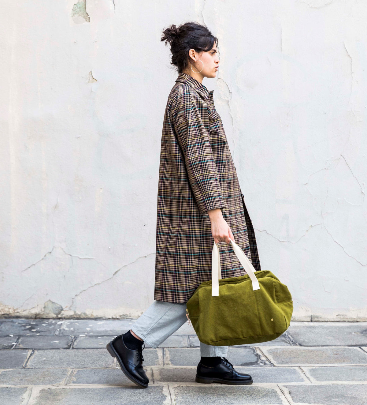 Weekend Bag | Lichen by La Cerise Sur Le Gateau (la-cerise-sur-la-gateau-weekend-bag-iona-lichen)