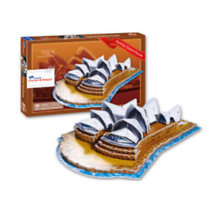 Sydney Opera House (Medium) (58 pieces) by CUBIC FUN (sydney-opera-house-58-pieces)