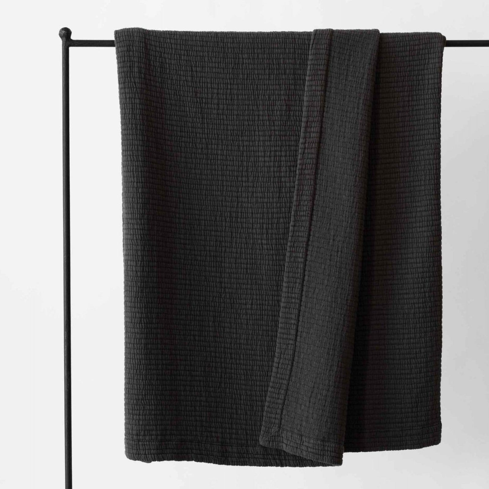 BRICK Bedspread 180X260 | Charcoal by TELL ME MORE (tell-me-more-brick-bedspread-180x260-colours-charcoal)