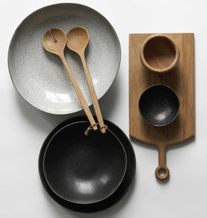 Levi Salad Set | Oak