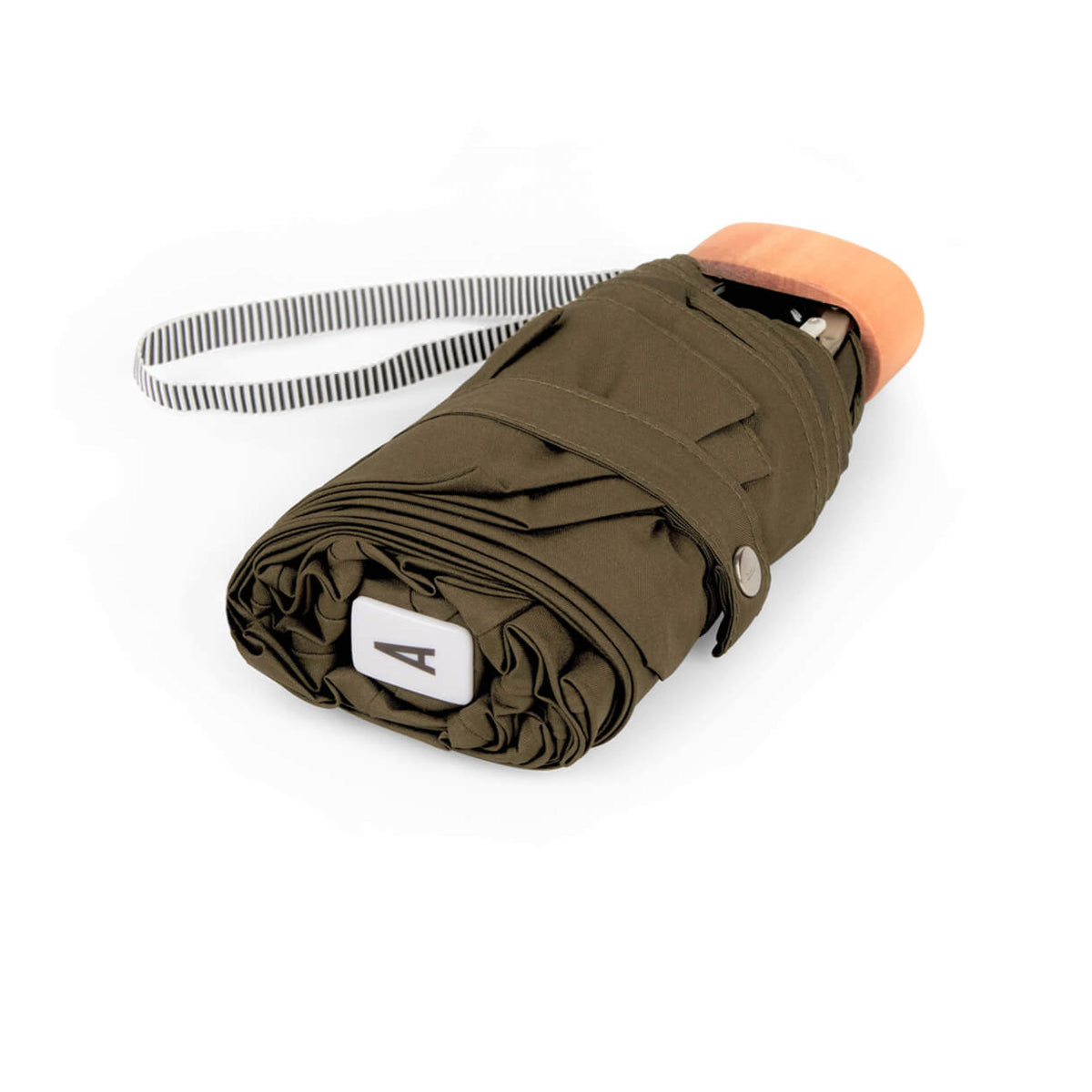 Micro Umbrella | Leonard/Khaki by ANATOLE (anatole-khaki-folding-micro-umbrella-leonard)
