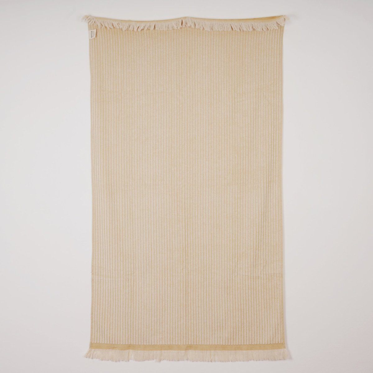 Puncakjaya Terry Towel | Mustard by ANZA TEXTILE COMPANY (anza-puncakjaya-terry-bath-towel-mustard)