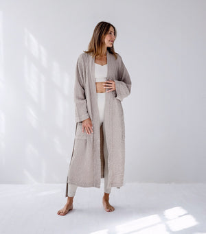 Santo Robe L/XL  | Stone Beige