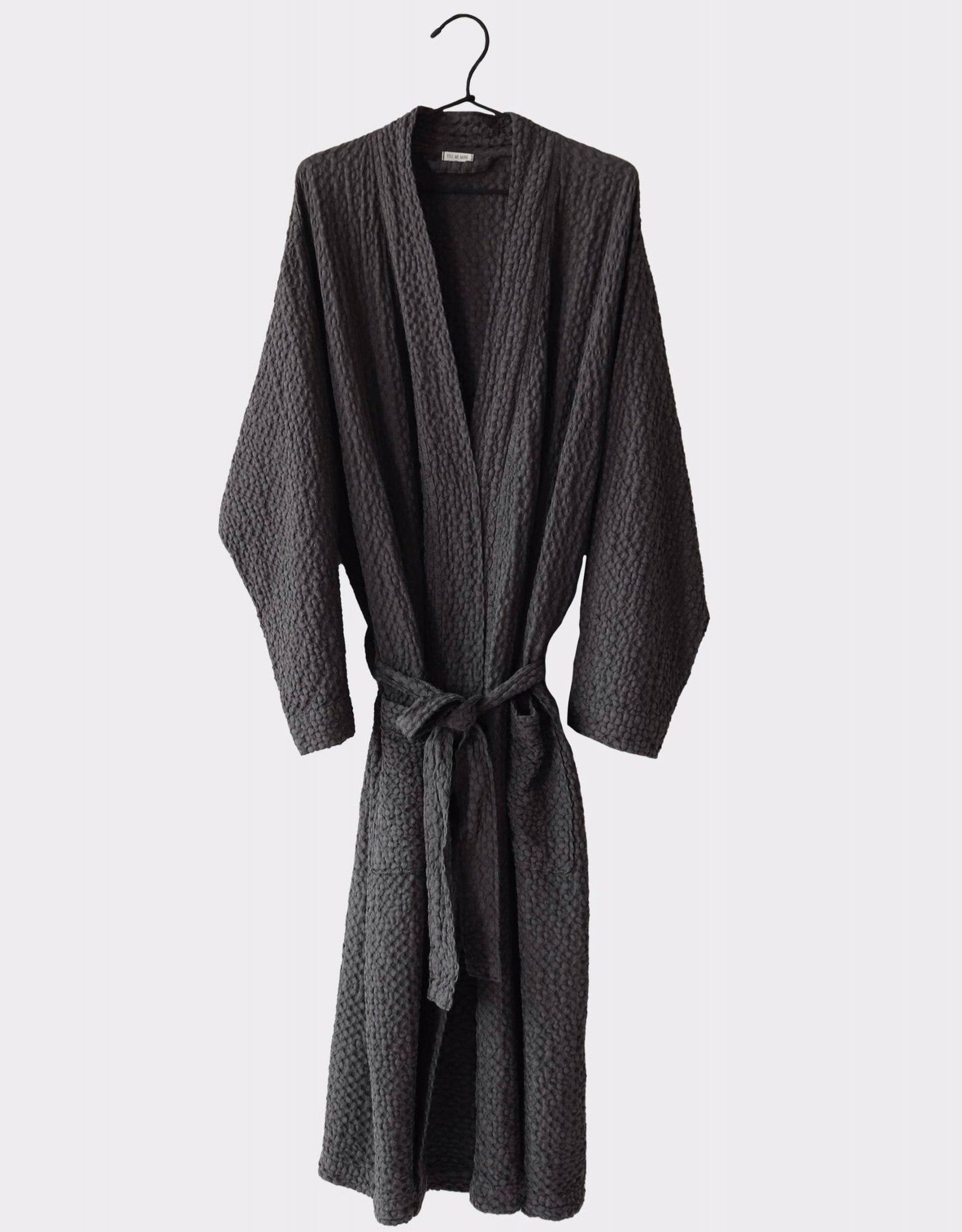Santo Robe L/XL | Charcoal by TELL ME MORE (tell-me-more-santo-robe-l-xl-charcoal)