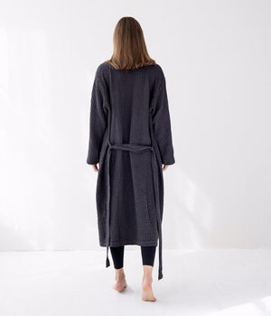 Santo Robe S/M  | Charcoal